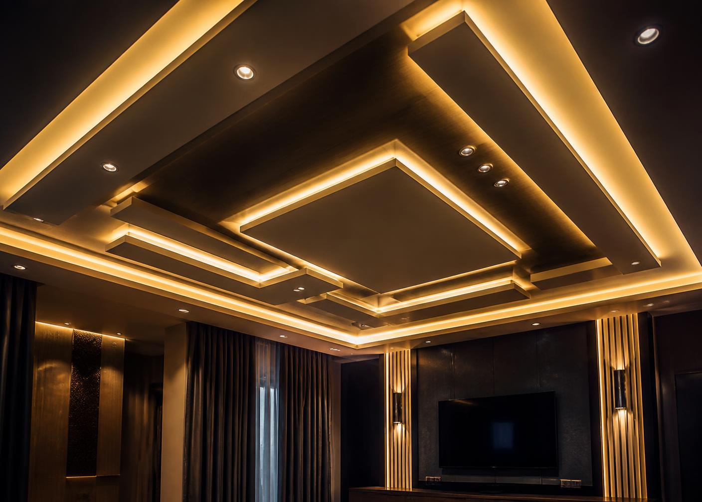 False Ceiling project by Alecxa Interiors